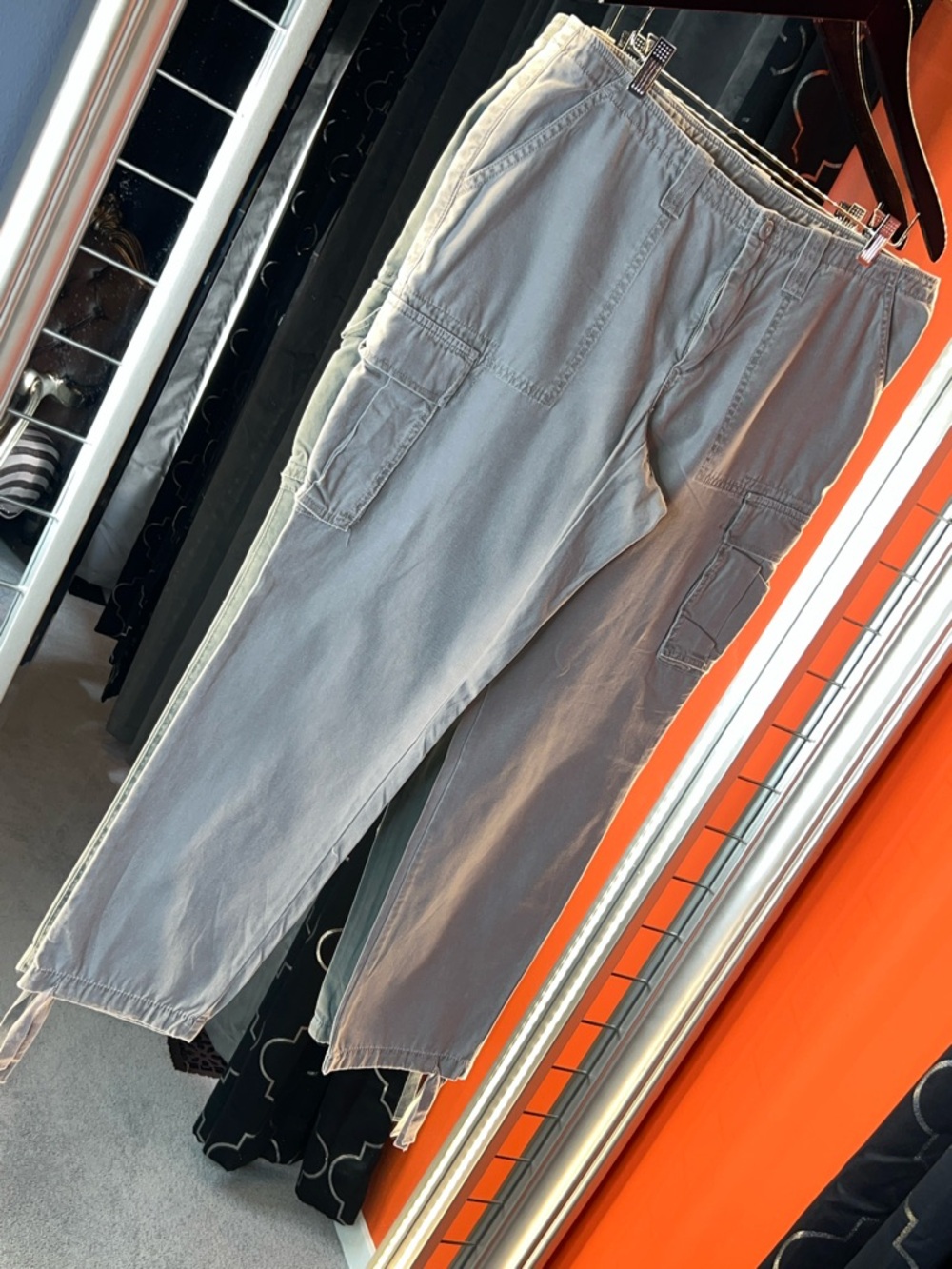 🕊️ London Jean Archival High-Rise Cargo Trousers 🌫️